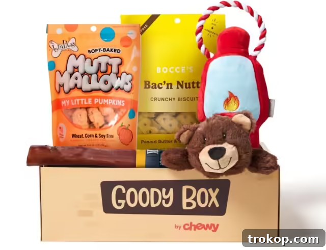 31 Pawsome Gift Ideas for Dog Owners 21 Goody Box Adventure Toys & Treats For Dogs,