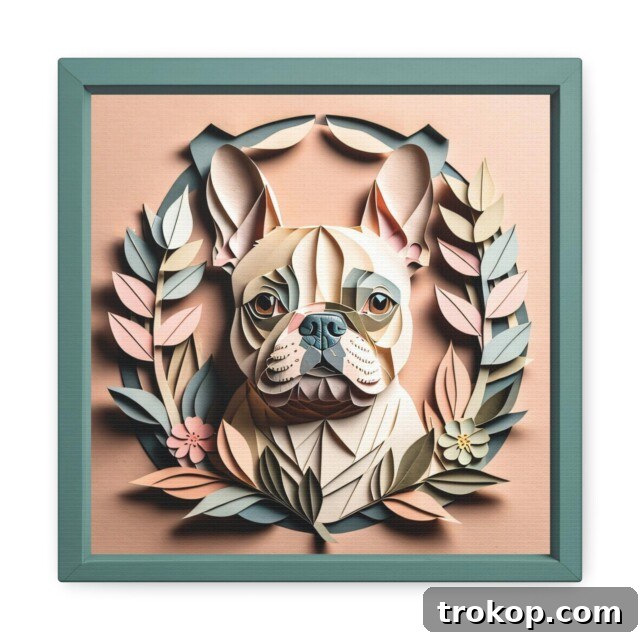 31 Pawsome Gift Ideas for Dog Owners 30 French Bulldog Portrait in Pastel Colors, Papercut Imitation Dog Lover Wall Art, Dog Owner Gift, Vet Clinic Animal Shelter Décor for gifts for dog lovers