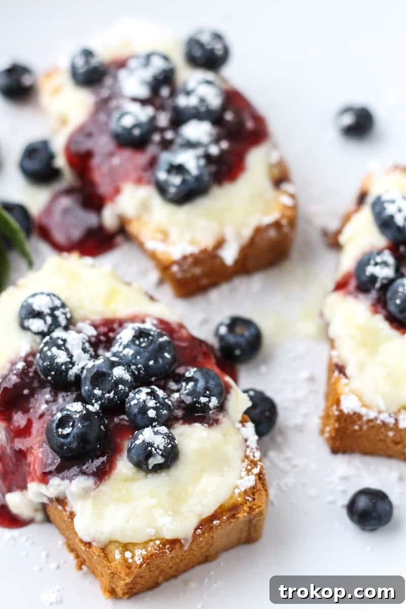 Grill-Kissed Pound Cake with Mascarpone and Berries 4 how to grill pound cake