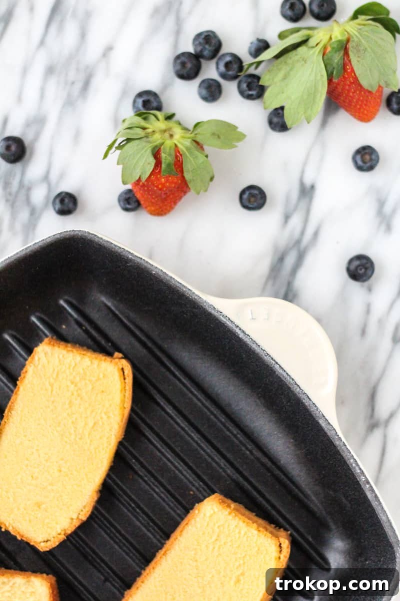 Grill-Kissed Pound Cake with Mascarpone and Berries 7 ten-minute, no fuss grilled poundcake recipe