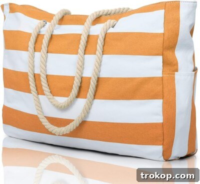 Becokan Beach Bags for Women, Large Waterproof Beach Tote Bag Zipper Beach Bags Waterproof Sandproof Swim Pool Bag Large Tote
